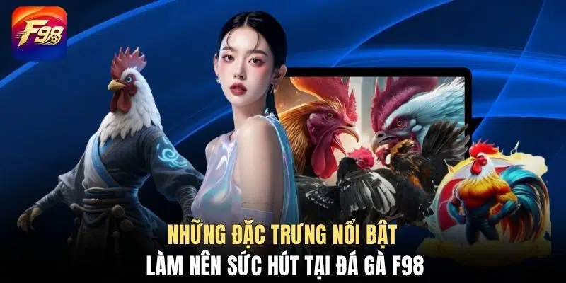 Những đặc trưng nổi bật làm nên sức hút tại đá gà F98